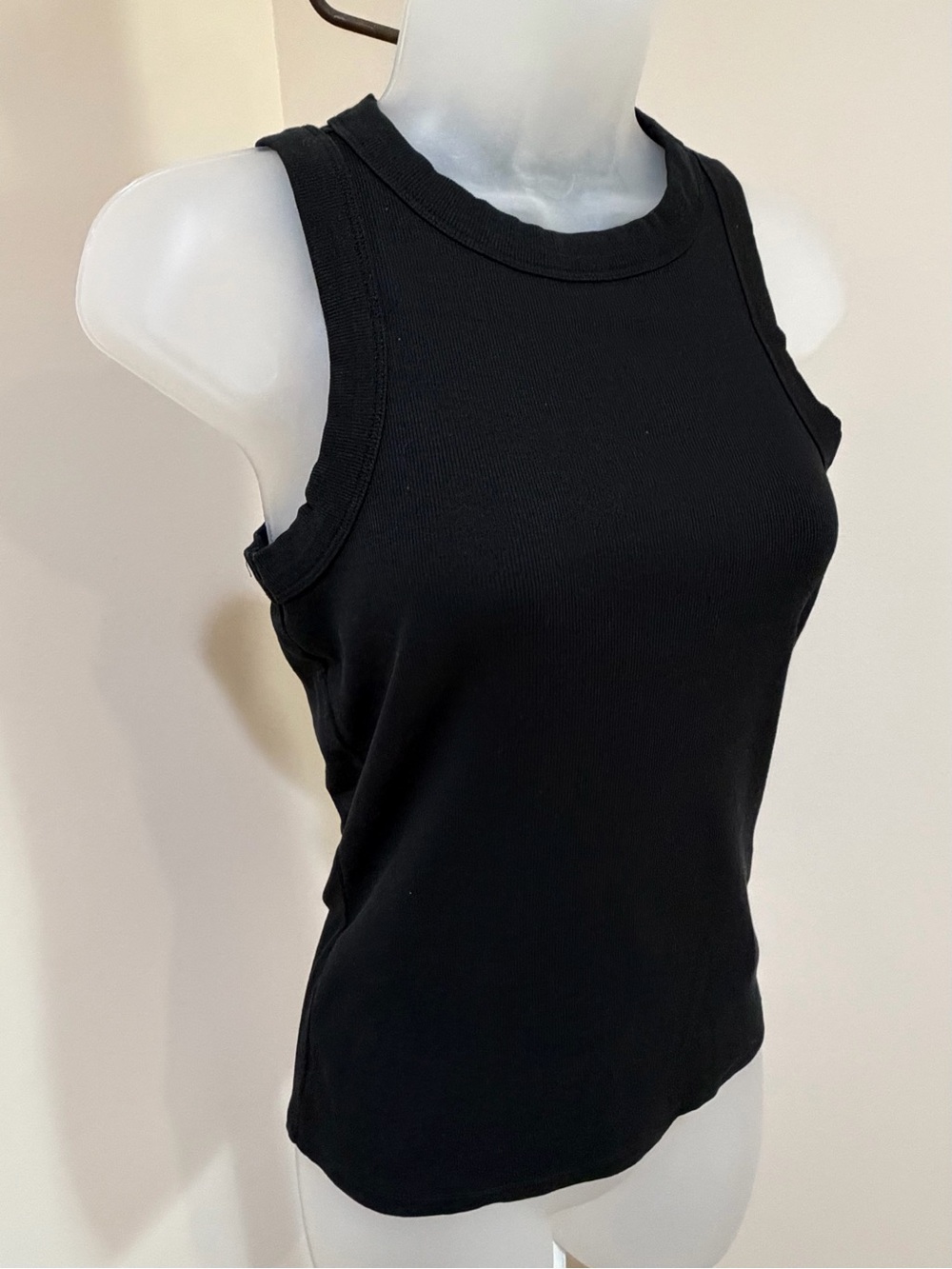 NEW MADEWELL ESSENTIAL TANK TOP UTILITY RIBBED SIZE XS IN BLACK - Picture 4 of 13